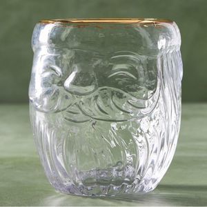 Anthropologie North Pole juice glass! New! Santa!